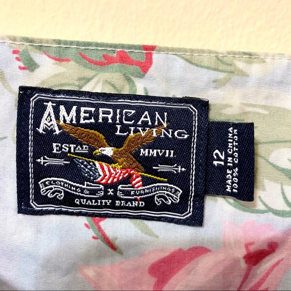 American Living Striped Top - Blue/White - Size 12 - Picture 5 of 7